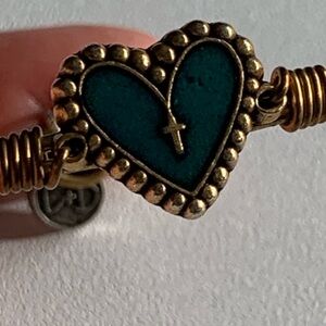 Luca + Danni Embrace the Journey bracelet. Rosary and heart.